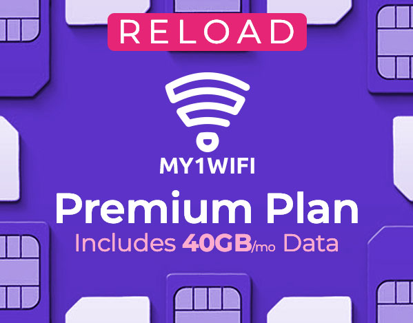 Premium Plan – Month Renewal – My1Wifi.com